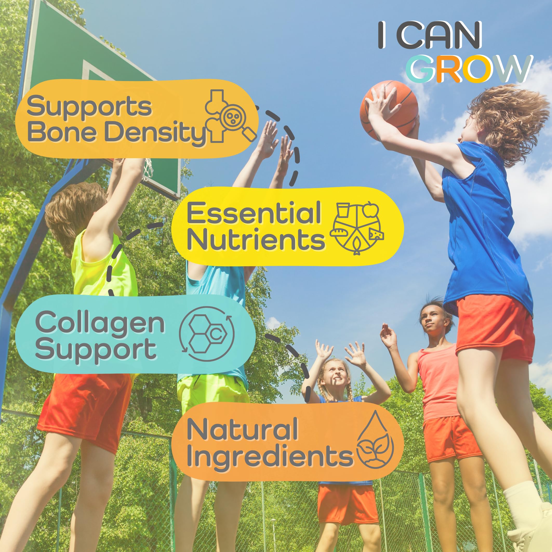 Fawelo I Can Grow: etiqueta con datos nutricionales claros para padres.