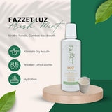 FAZZET LUZ ingredientes-naturales aloe-xilitol para cuidado bucal