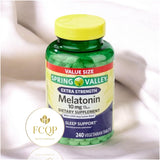 Tabletas FCQP Melatonina 10 mg en envase vegetariano para rutina nocturna