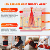 feangli envoltura terapia luz roja espalda: cobertura amplia para áreas difíciles.