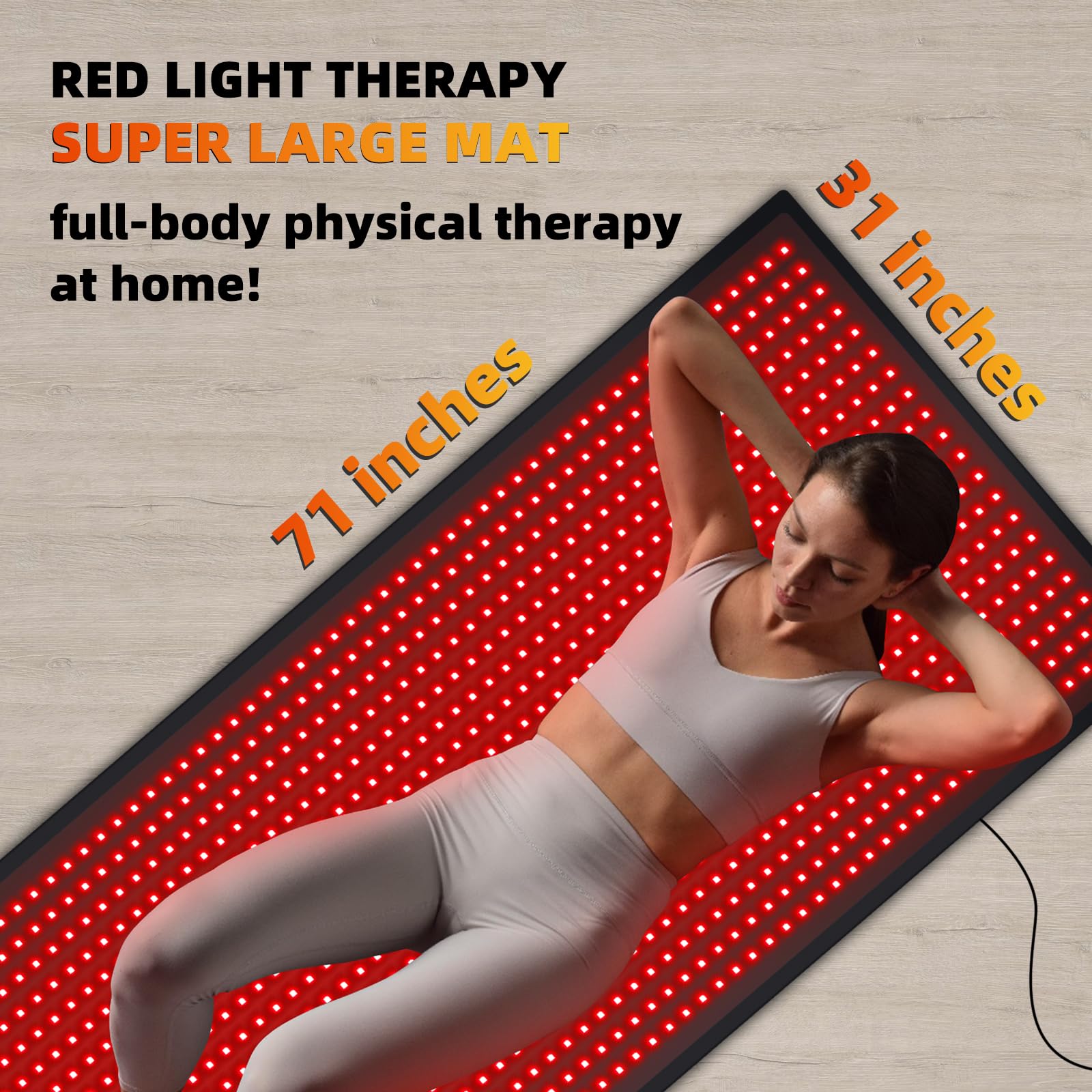 LEDs Feangli 660nm y 850nm con cobertura amplia para uso diario.