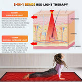 Manta Feangli de gran tamaño 71x31 pulgadas ideal para sesiones completas en casa.