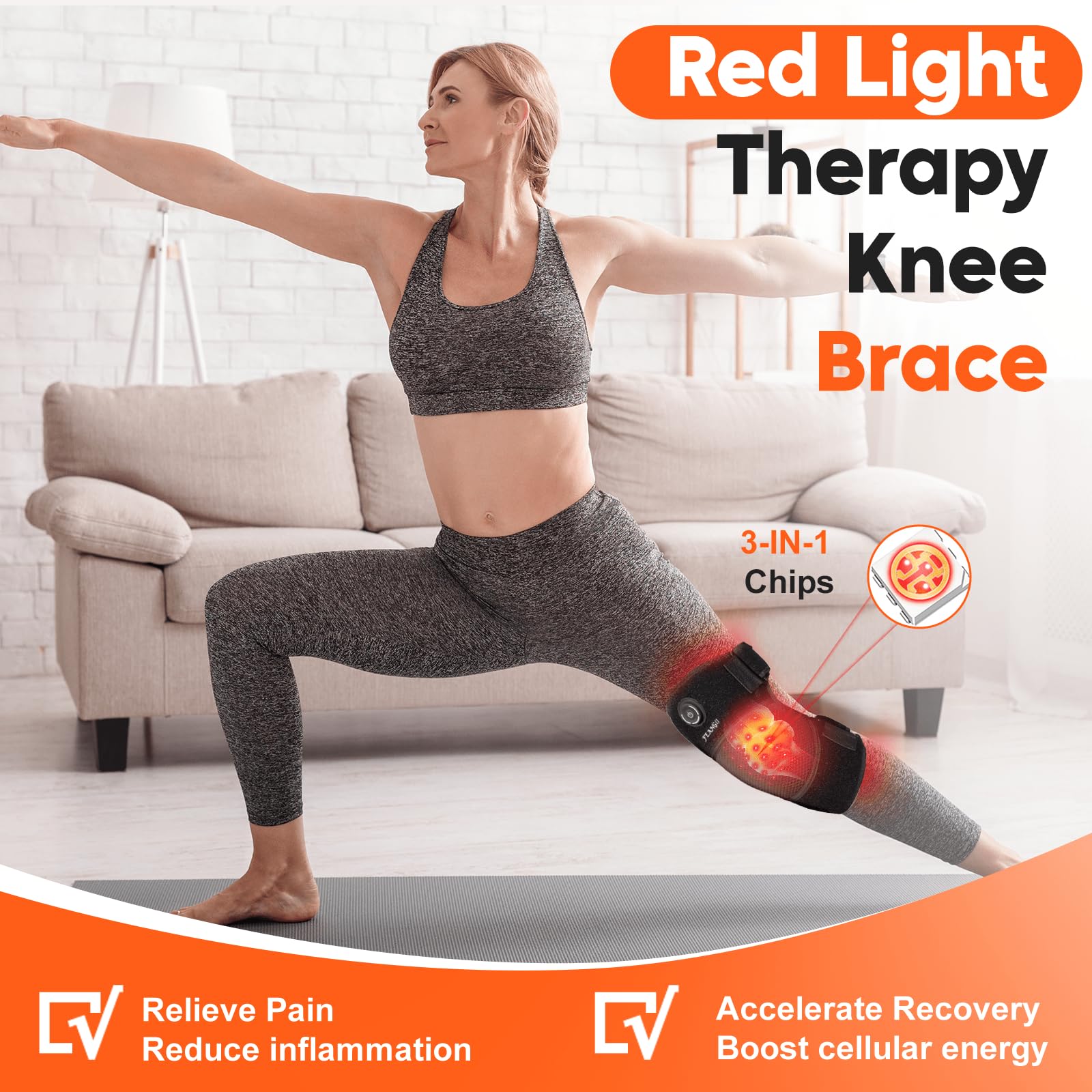Terapia de luz Feangli con 660nm y 850nm para uso en articulaciones