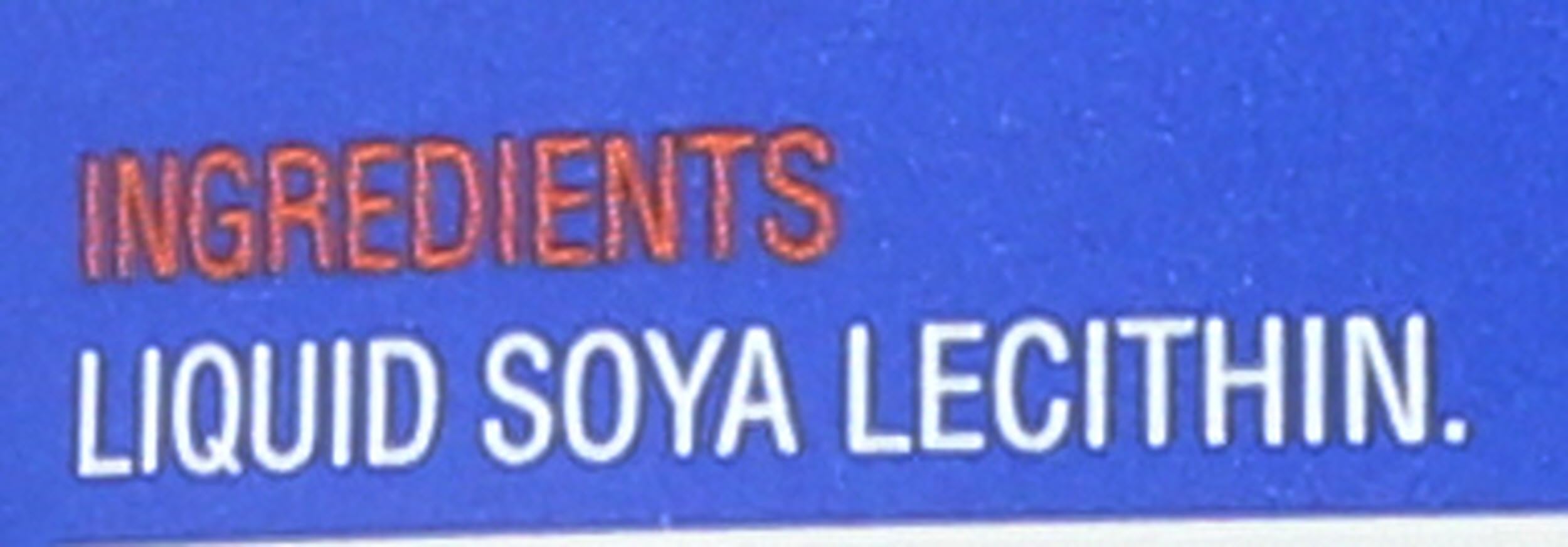 Envase práctico de lecitina líquida para despensa.
