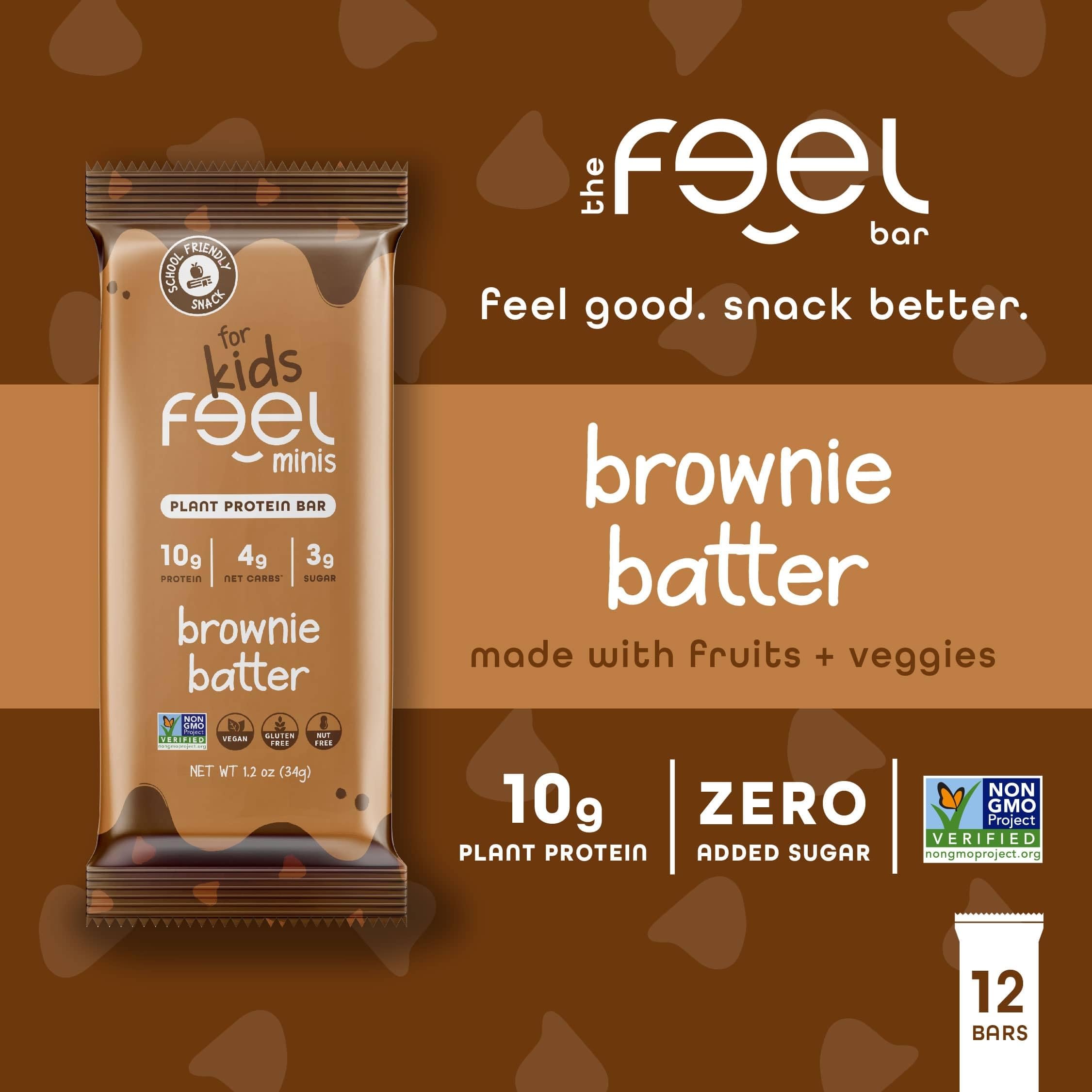 FEEL Bar Minis 100 calorías, merienda controlada para niños