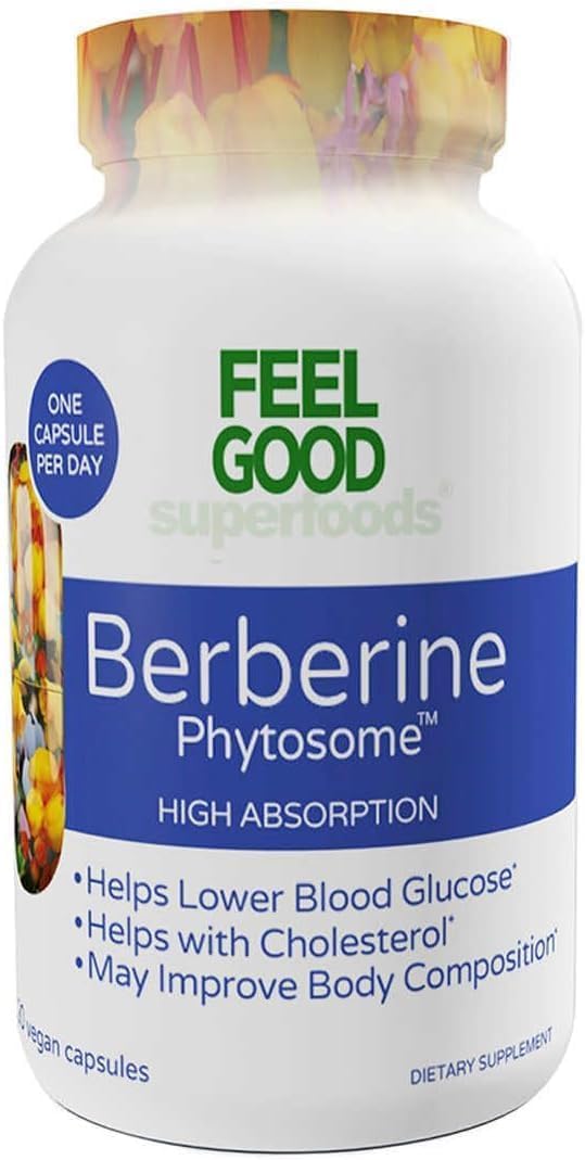 Feel Good Superfoods Berberina Phytosome en botella: soporte diario para bienestar