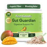 Gut Guardian de Feel Goods en empaque mango tropical, apoyo diario a la digestión.