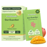 Feel Goods Gut Guardian: paquete individual de mango tropical para apoyar la digestión en cualquier lugar.