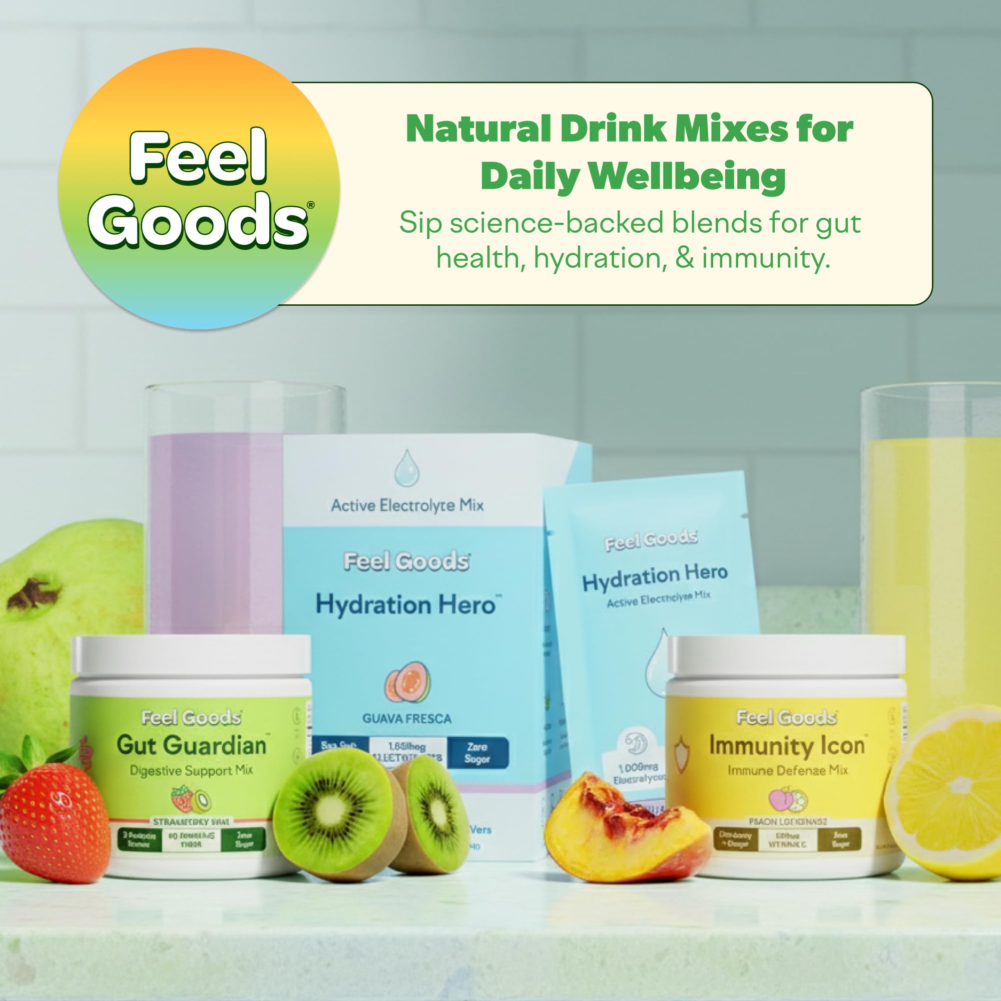 Feel Goods Gut Guardian: complemento probiótico para digestión diaria y confort estomacal