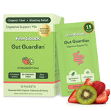 Feel Goods Gut Guardian: stick pack fresa kiwi para apoyo digestivo en cualquier lugar