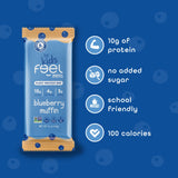 FEEL ninos barras proteina minis con verduras diarias, snack nutritivo.