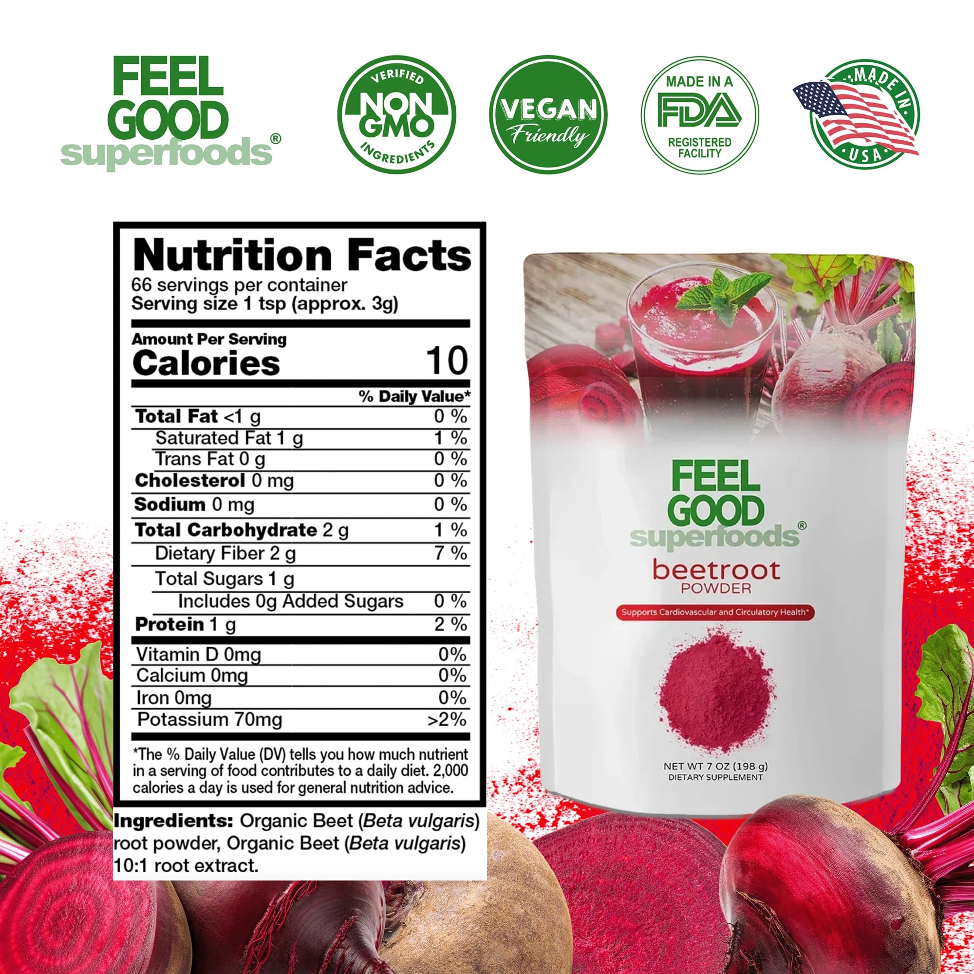 FEEL GOOD Remolacha, color rojo intenso y betalaínas para potenciar recetas.