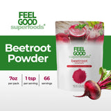 FEEL GOOD Remolacha con folato y vitamina C para la dieta diaria.