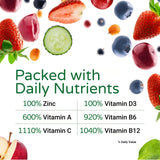 FeelGood Superfoods: copa con el Fruta Punch, sugerido para disfrutarlos como snack saludable.
