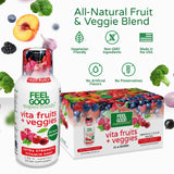 FeelGood Superfoods: paquete de 12 unidades, Fruta Punch, para llevar y consumir en casa.