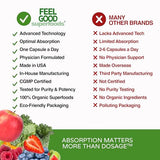 Veinticinco frutas y verduras orgánicas en formulación FeelGood.