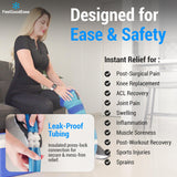 FeelGoodEase funda de rodilla ajustable y cintas elásticas