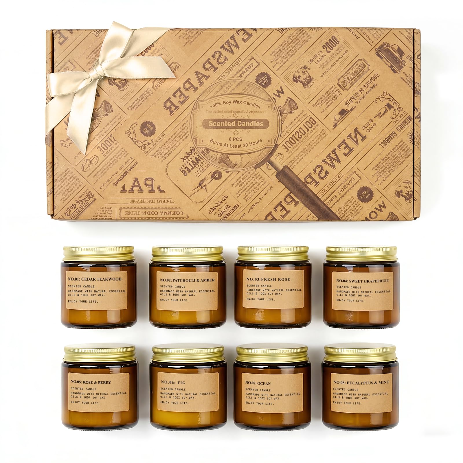 Vela Feibao: set de 8 aromas para relajación y ambientación en casa.