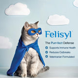 Felisyl Lisina Gel, soporte-respiratorio potencial para gatos con estornudos.