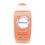 Femfresh botella de lavado íntimo diario 250 ml, cuidado suave y pH equilibrado.