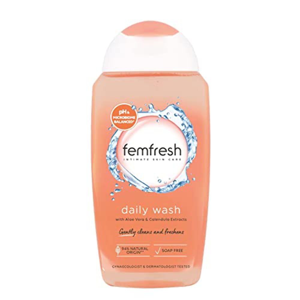 Femfresh lavado íntimo diario en botella de 250 ml para uso diario suave