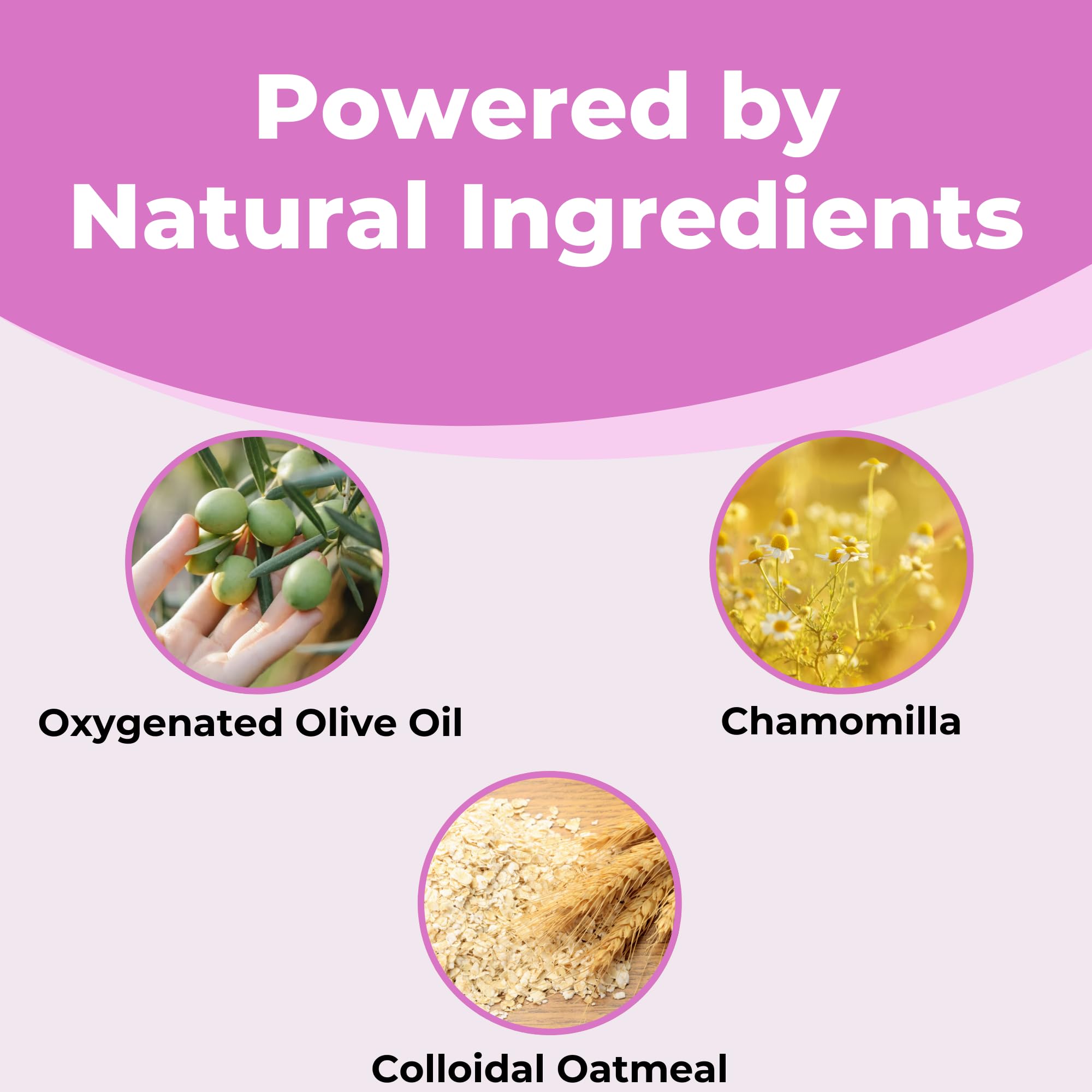 FemiClear avena coloidal calma la piel irritada de forma natural.