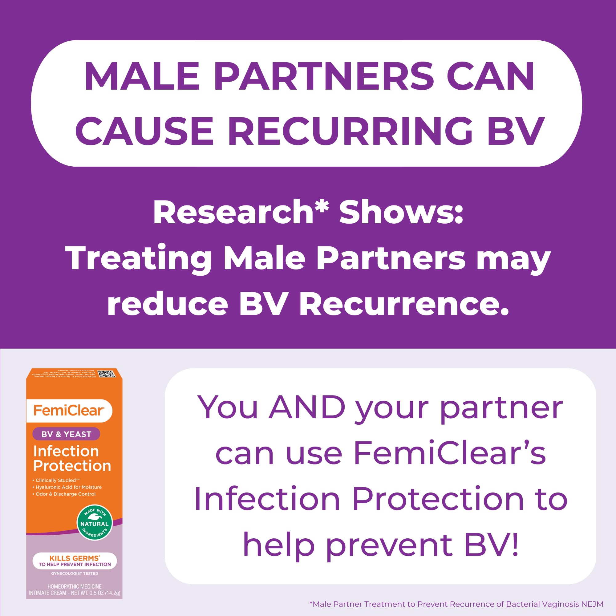 FemiClear frescura y salud vaginal sostenidas.