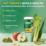 Mezcla verde de Femmetra con espirulina, col rizada y clorofila.
