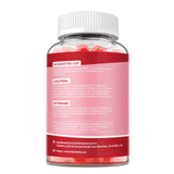 Femmetra Probiotics uso diario sencillo con dos gomitas.
