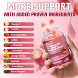 Femmetra Ultra B Complex, gominolas sabor fresa para consumo placentero.