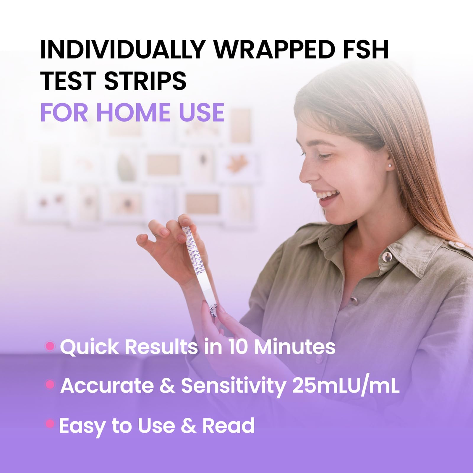 Femometer FSH: taza de orina para realizar la prueba con comodidad