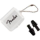 Fender Serie Musico tapones para oidos negro, diseño ergonómico para sesiones largas