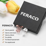 Feraco anillo magnético de cobre, complemento elegante para uso diario.