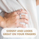 Feraco anillo magnético de cobre para mujer, diseño con corazón para ocasiones elegantes.