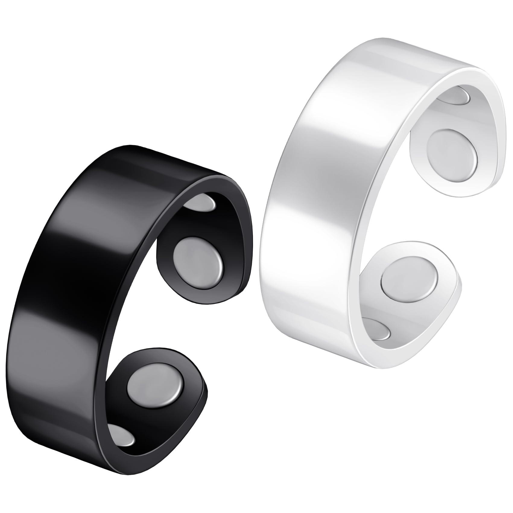 Feraco anillos de cobre para mujer, frente, diseño elegante para uso diario.