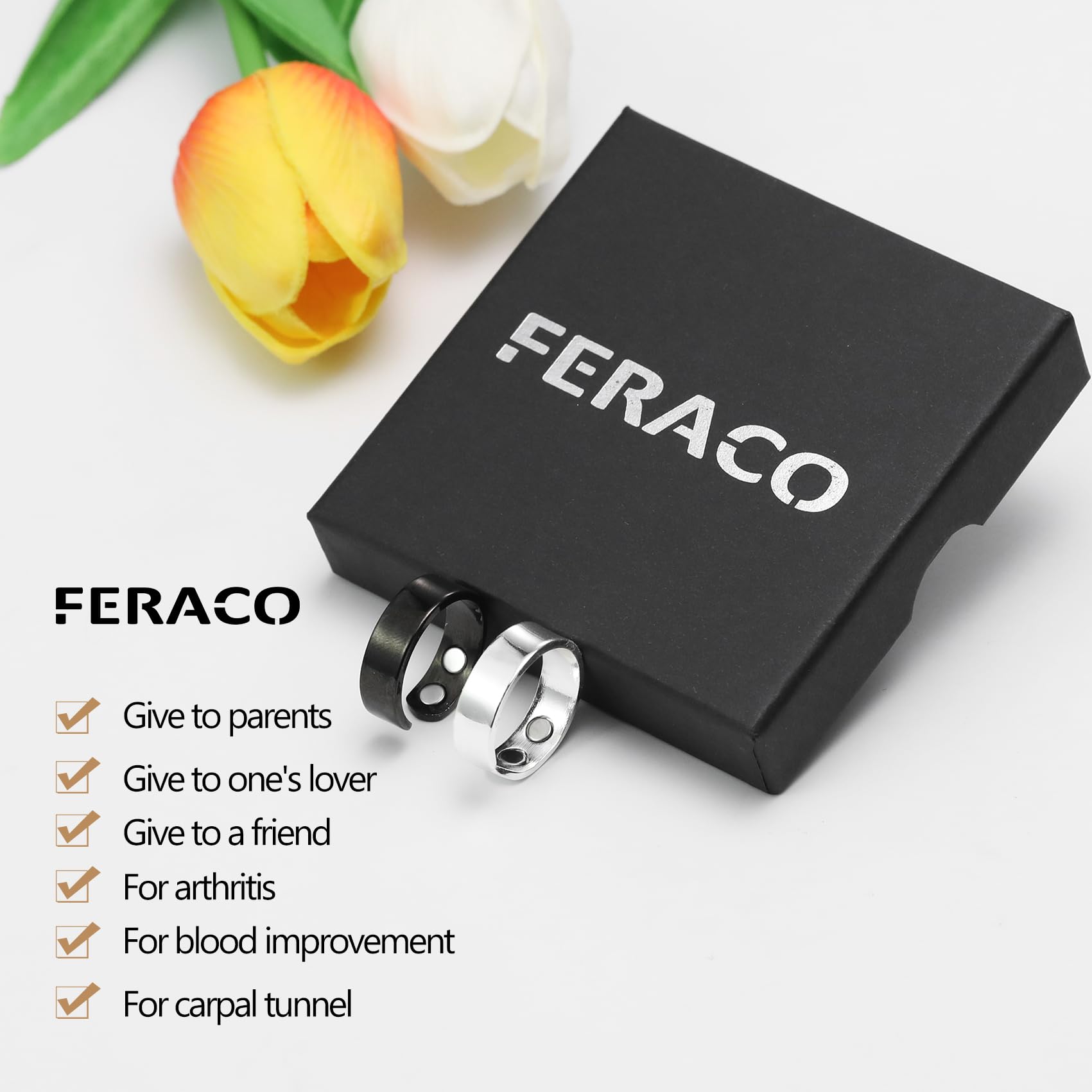 Feraco anillos de cobre, regalo ideal para quien aprecia estilo y calidad.