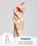 Feraco caja regalo de dos anillos, presentación lista para sorprender.
