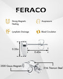 Aretes Feraco diamante de corte para brillo sutil