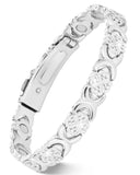 Pulsera Feraco de cobre puro con imán magnético y diseño infinito para elegancia diaria.