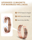 Feraco brazalete cobre cierre ajustable, ajuste cómodo para cualquier muñeca.