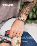 Feraco diseño único con cierre seguro garantiza ajuste cómodo.