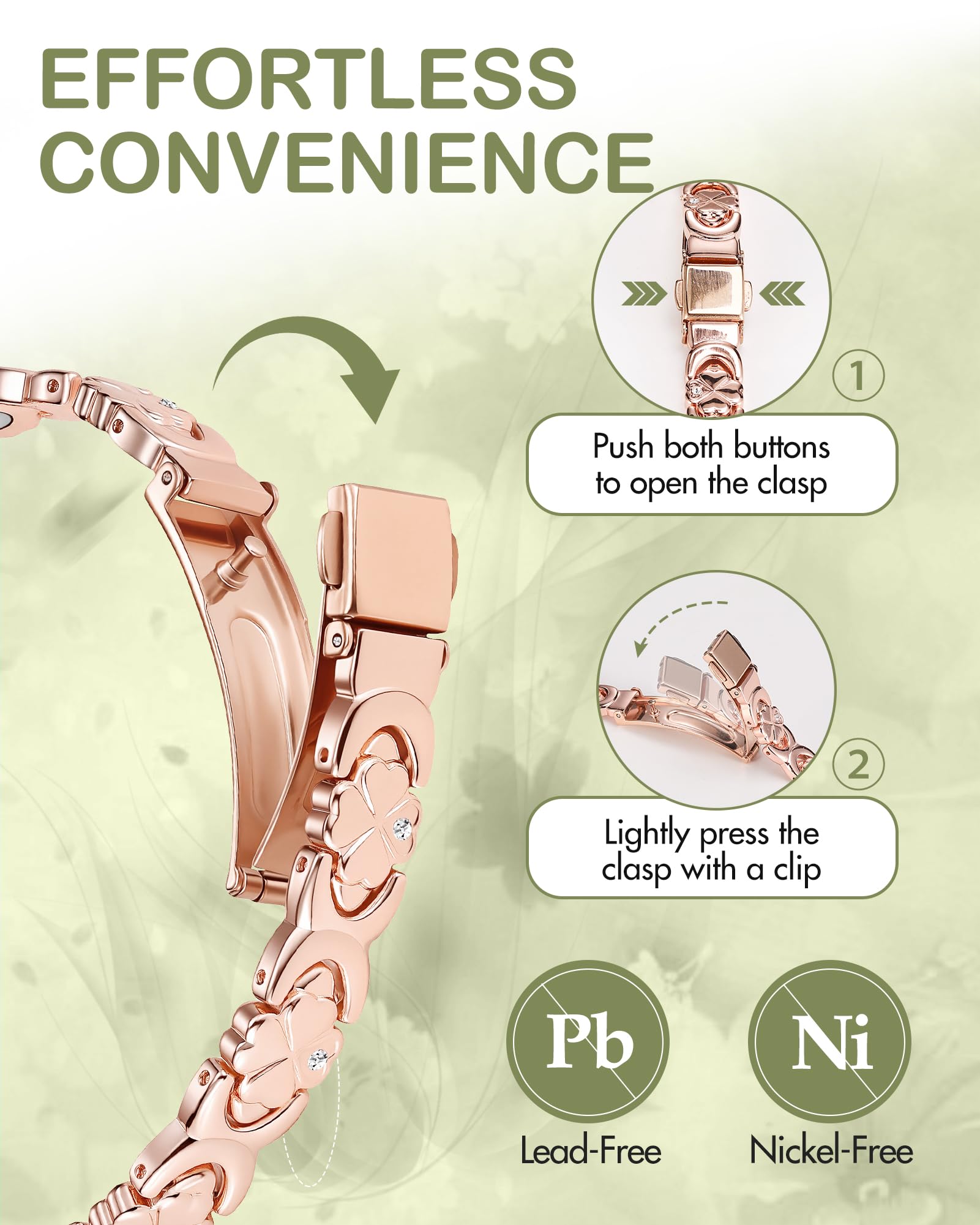 Brazalete ligero y cómodo para uso diario
