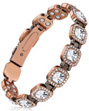 Feraco brazalete de cobre para mujer, estilo diario elegante.