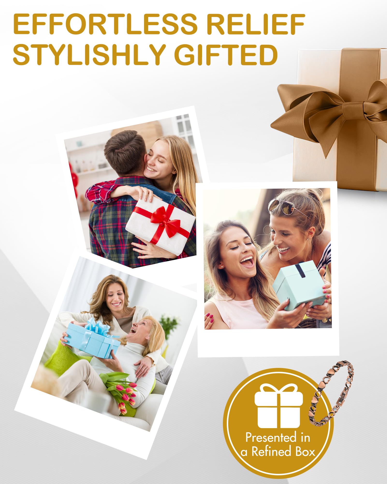 Feraco diseño de corazón añade toque femenino y moderno al look.