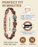 Feraco joyería bohemia en cobre con turquesa para looks versátiles