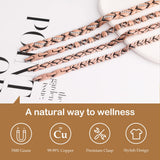 Feraco pulsera cobre 99,99% puro con imanes de alta intensidad