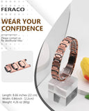 Acabado anti-oxidación en pulsera Feraco, uso diario cómodo