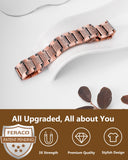 Pulsera Feraco cobre con herramienta de ajuste, muestra tamaño personalizable.