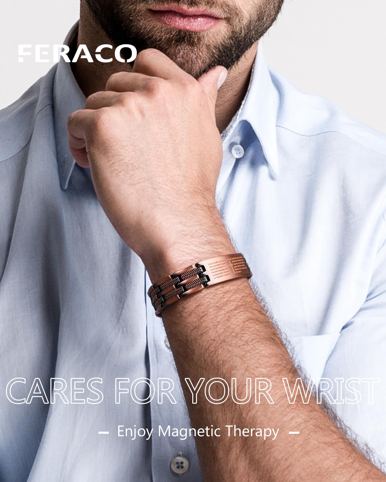 Pulsera Feraco ajuste a medida con herramienta incluida.