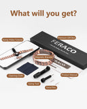 Feraco pulsera de cobre con imanes para balance energético
